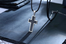Load image into Gallery viewer, Carbon Fiber Stainless Steel Rope Necklace
