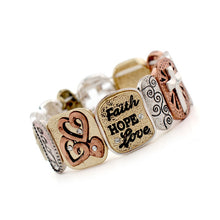 Load image into Gallery viewer, Faith Hope Love Collection Bracelet
