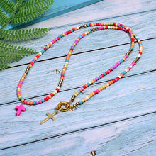 Load image into Gallery viewer, Connected to the Cross Bohemian Fashion Necklace
