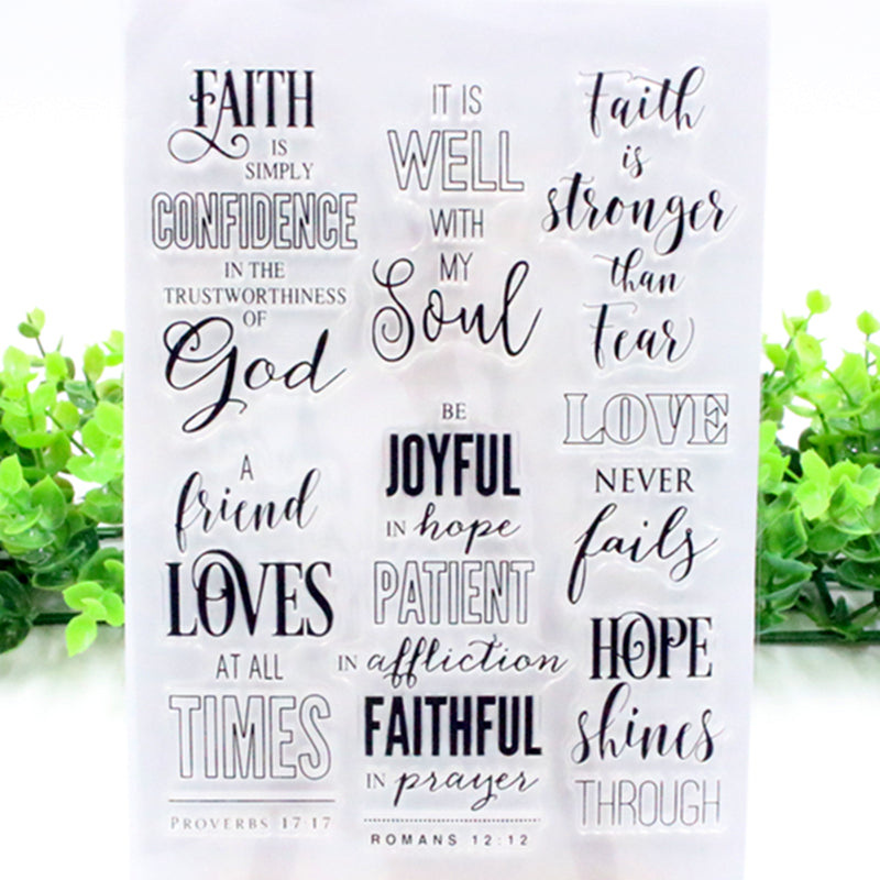 Faith is Simply Confidence in the Trustworthiness of God Stamp Collection