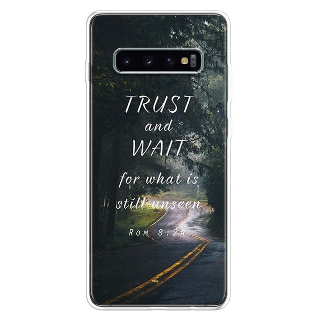 Trust And Wait Samsung Galaxy Phone Case