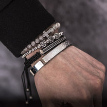 Load image into Gallery viewer, Padre Nuestro (Our Father) Stainless Steel King Chain
