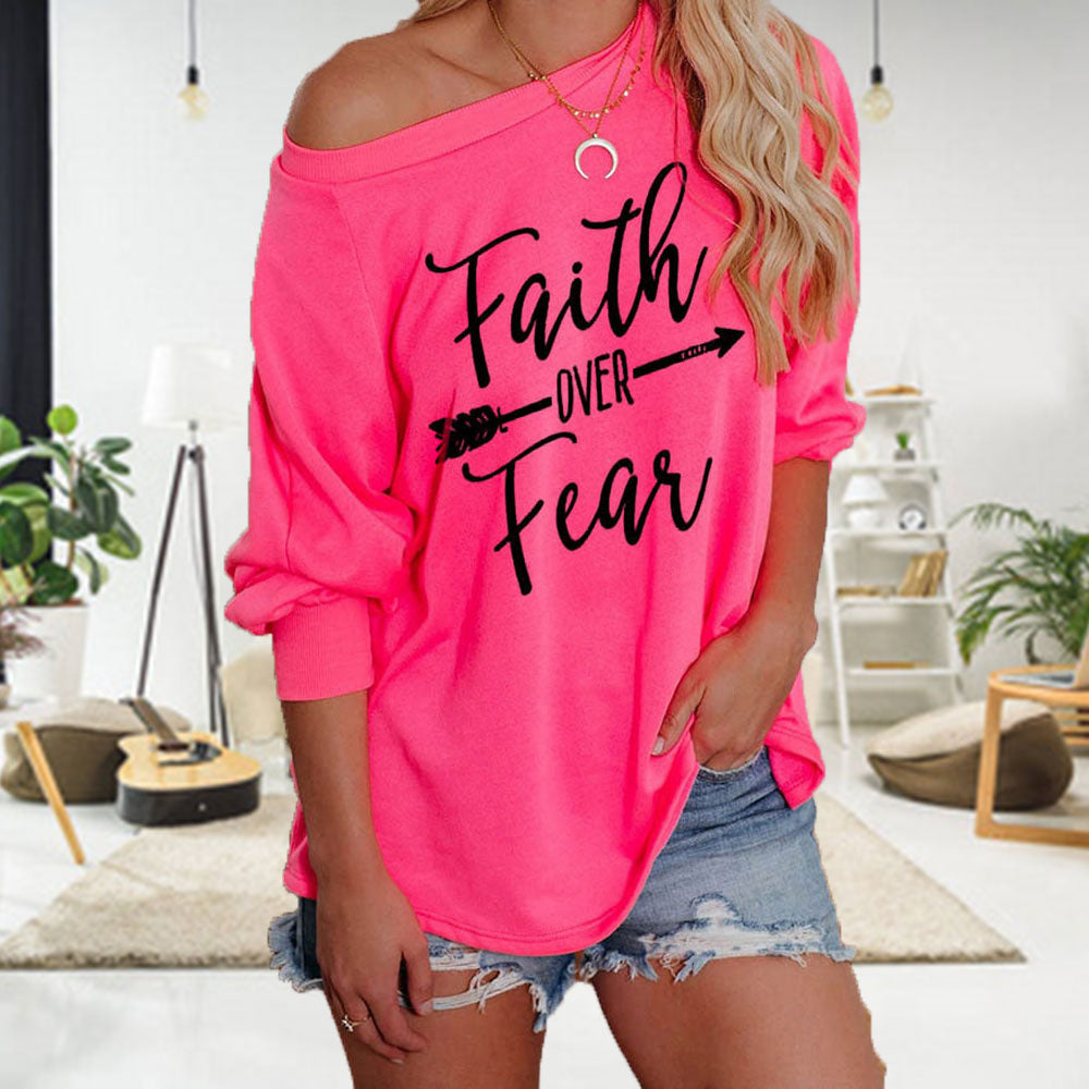 Faith Over Fear Fashion Long-sleeve