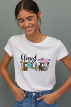 Load image into Gallery viewer, Blessed Essential Teacher Tshirt
