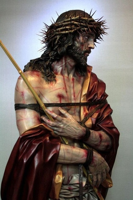 Jesus, Survivor, Resurrected King Museum Canvas Cloth Poster