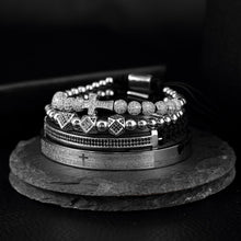Load image into Gallery viewer, Padre Nuestro (Our Father) Stainless Steel King Chain
