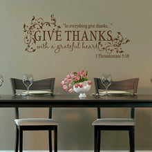 Load image into Gallery viewer, 1 Thessalonians 5:18 Wall Vinyl
