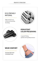 Load image into Gallery viewer, Black Cross Bold Statement Fashion Bracelet
