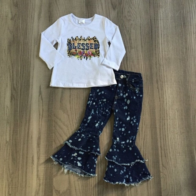 Blessed Flare Jean Set
