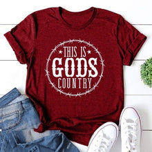 Load image into Gallery viewer, God&#39;s Country, Not Pride&#39;s Hell Tshirt
