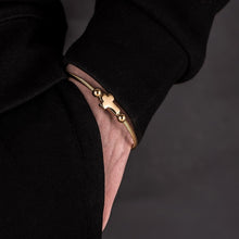Load image into Gallery viewer, Padre Nuestro (Our Father) Stainless Steel Bracelet Set
