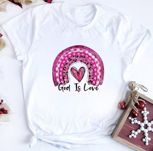 God is Love Rainbow Covenant Tshirt