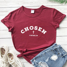 Load image into Gallery viewer, 1 Peter 2:9 Chosen In Christ Tshirt
