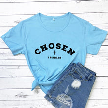 Load image into Gallery viewer, 1 Peter 2:9 Chosen In Christ Tshirt
