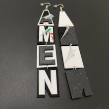Load image into Gallery viewer, Amen, And So It Is Bold After-Prayer Earrings
