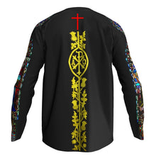 Load image into Gallery viewer, Stained Glass Cathedral Cycling Sports Fit Shirt
