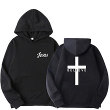 Load image into Gallery viewer, Believe in Jesus Men&#39;s Hoodie
