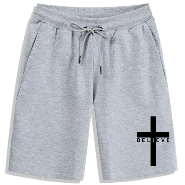 Believe in Christ Basketball Shorts