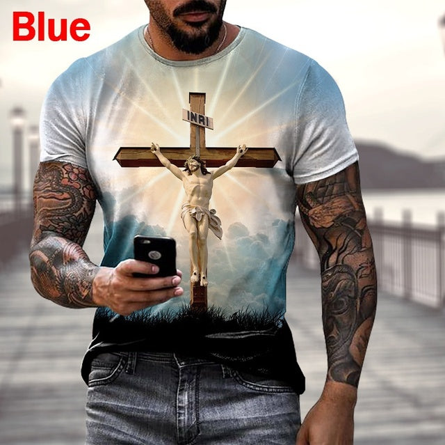 Be The Light, Carry the Cross, Crucified for Truth Summer Flex Tshirt Collection