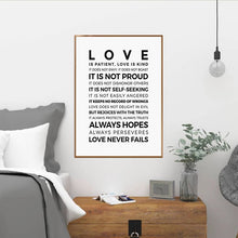 Load image into Gallery viewer, Love is....Not Proud Canvas Cloth Poster
