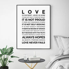 Load image into Gallery viewer, Love is....Not Proud Canvas Cloth Poster
