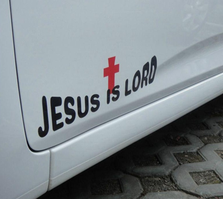 Jesus Is Lord Car Vinyl