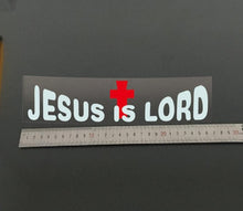 Load image into Gallery viewer, Jesus Is Lord Car Vinyl

