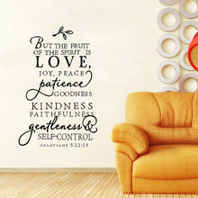 Load image into Gallery viewer, Galatians Love 5:22-23 Wall Vinyl
