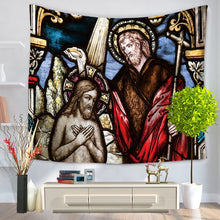 Load image into Gallery viewer, Baptism of Christ Vivid Wall Tapestry/Sofa Cover

