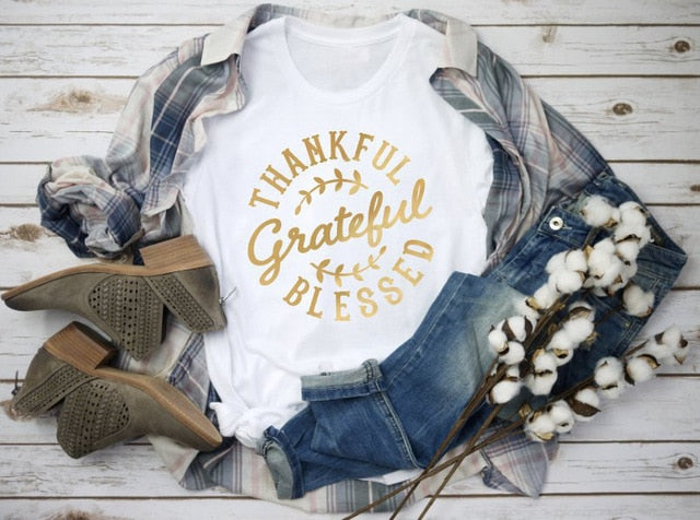 Blessed and Thankful Tshirt